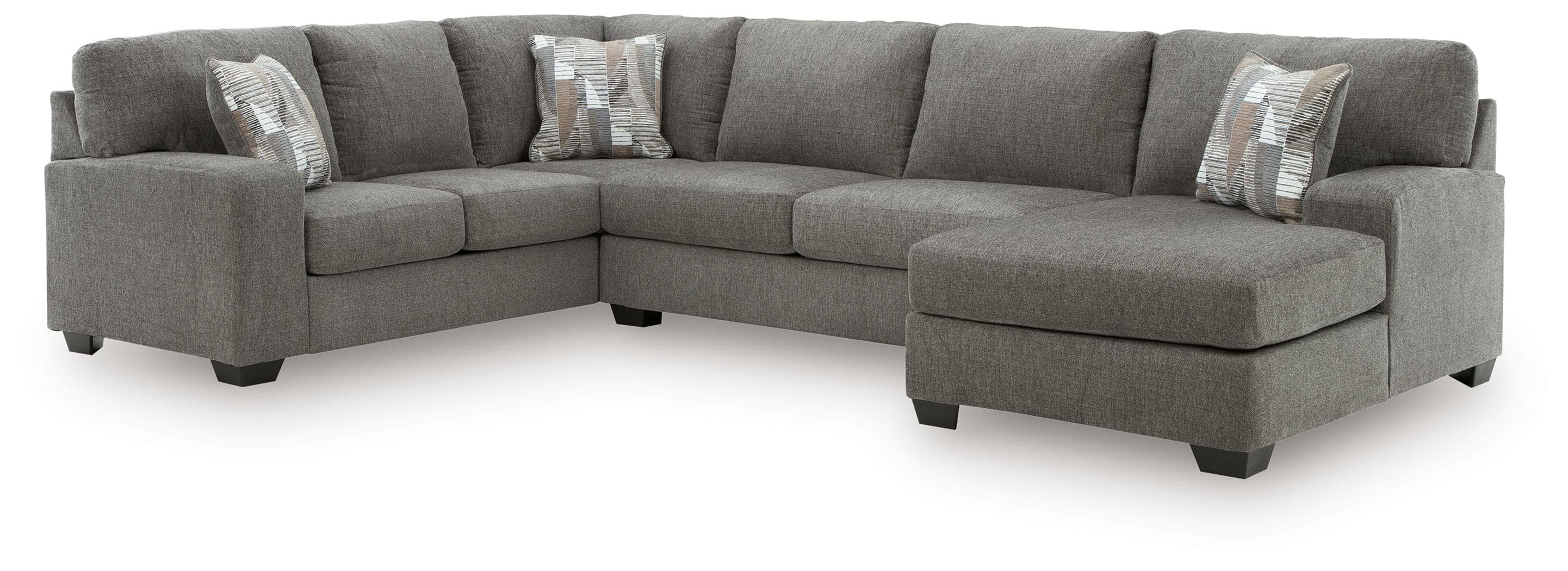 3-Piece Sectional With RAF Chaise And LAF Sofa