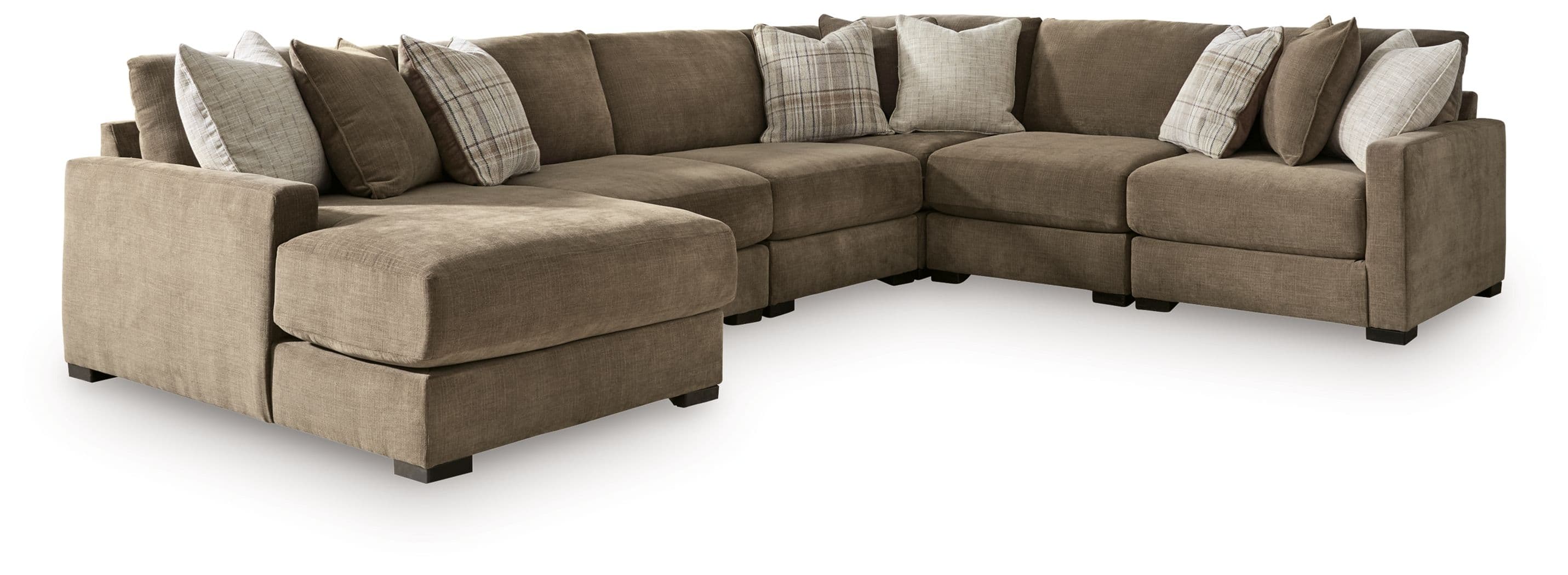 6-Piece Sectional With LAF Corner Chaise