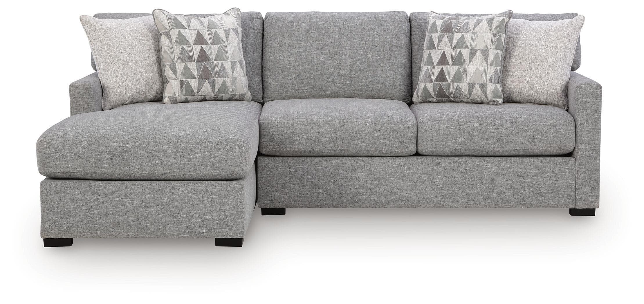 UrbanCrest - 2-Piece Sectional With LAF Corner Chaise - Pewter