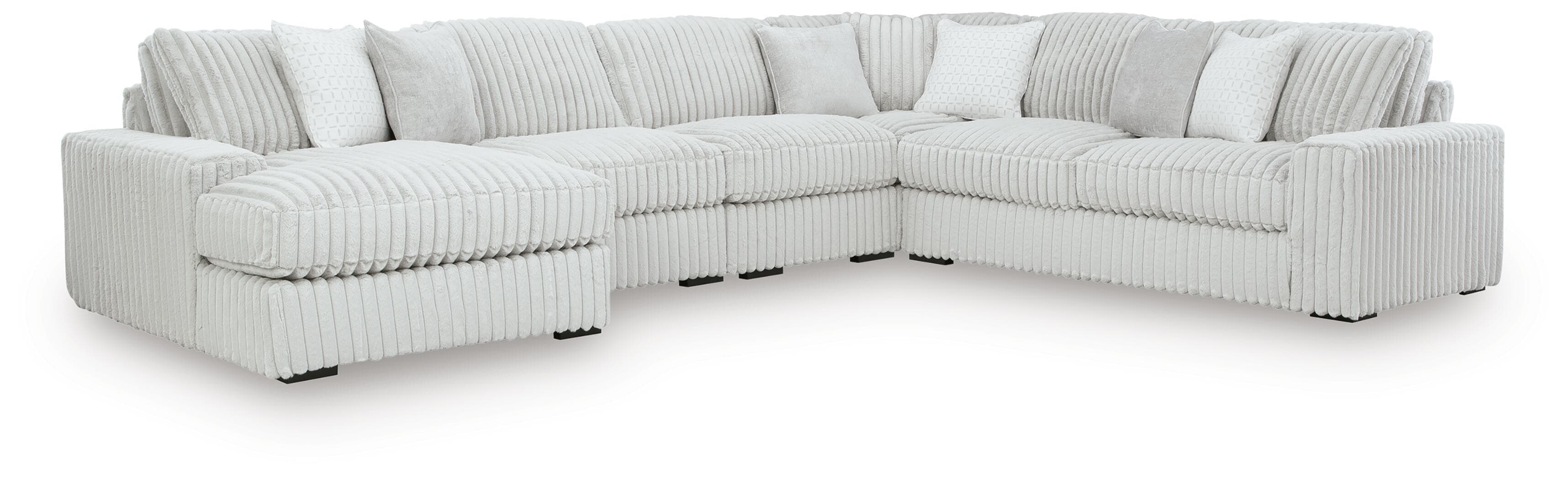 5-Piece Sectional With LAF Corner Chaise