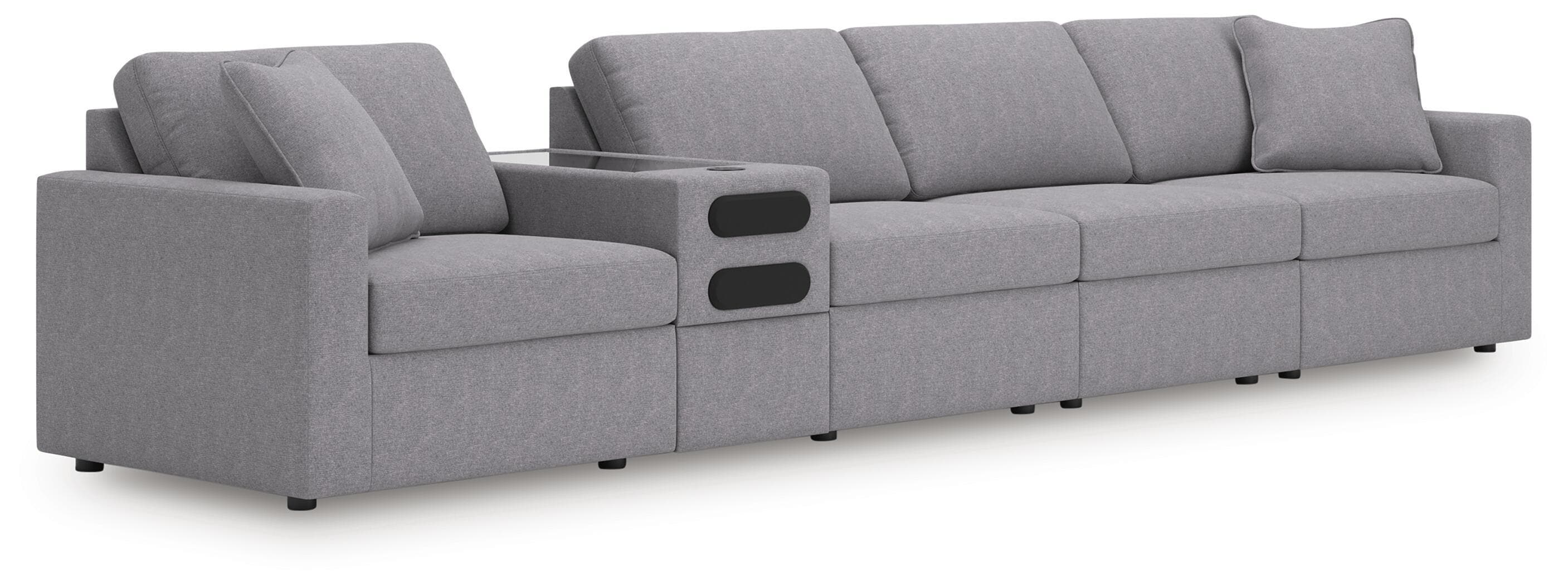 5-Piece Sectional With Audio Console