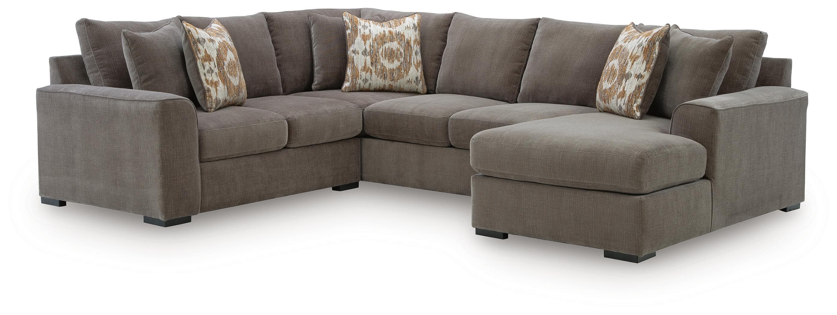3-Piece Sectional With RAF Corner Chaise