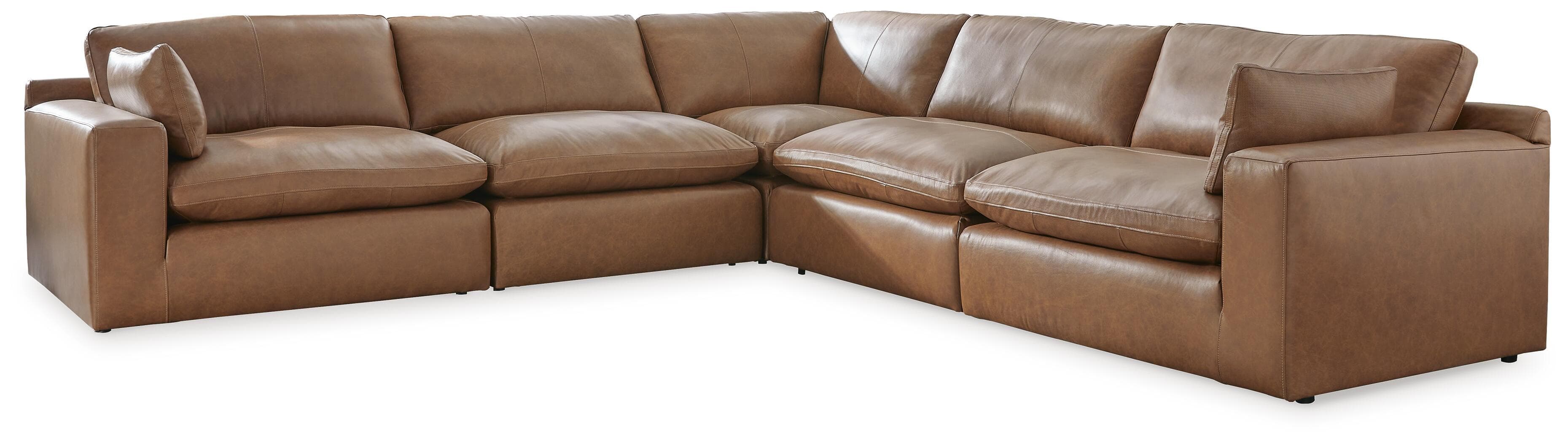 5-Piece Sectional · Caramel