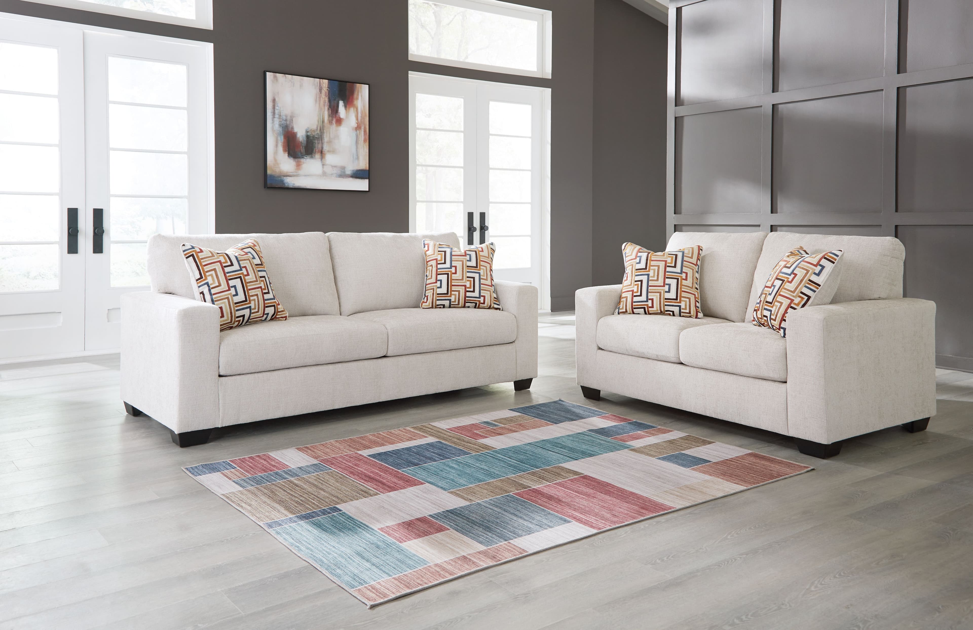 Aviemore - 2 Pc. - Sofa, Loveseat - Stone