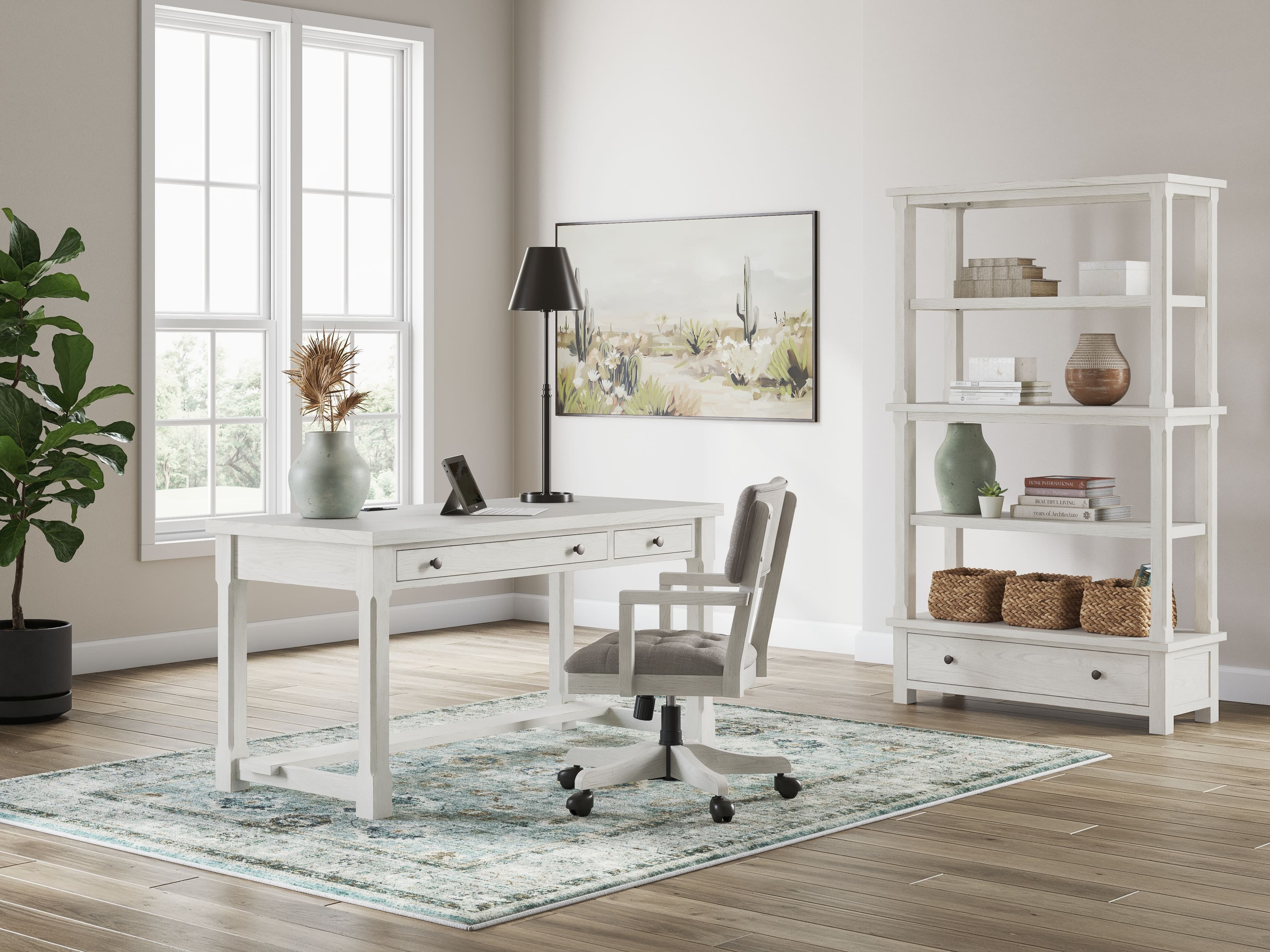 3 Pc. · Home Office Desk, Home Office Desk Chair, Bookcase