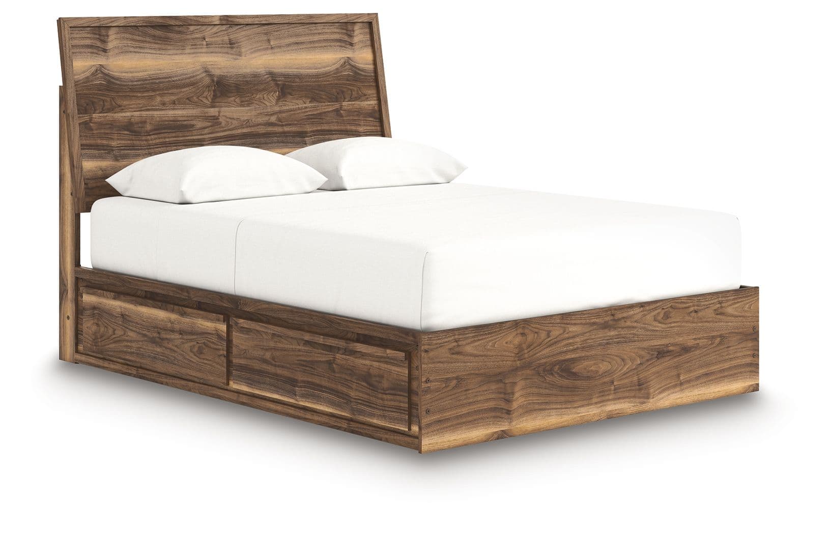 Queen Panel Bed With Storage