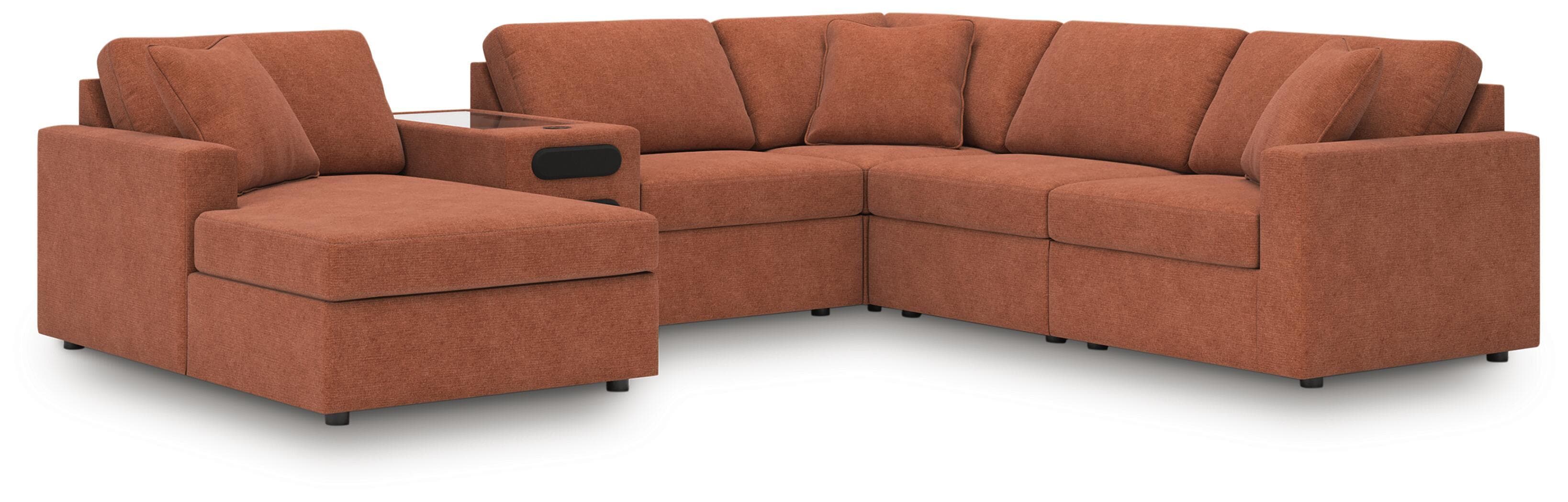 6-Piece Sectional With Audio System And Laf Corner Chaise