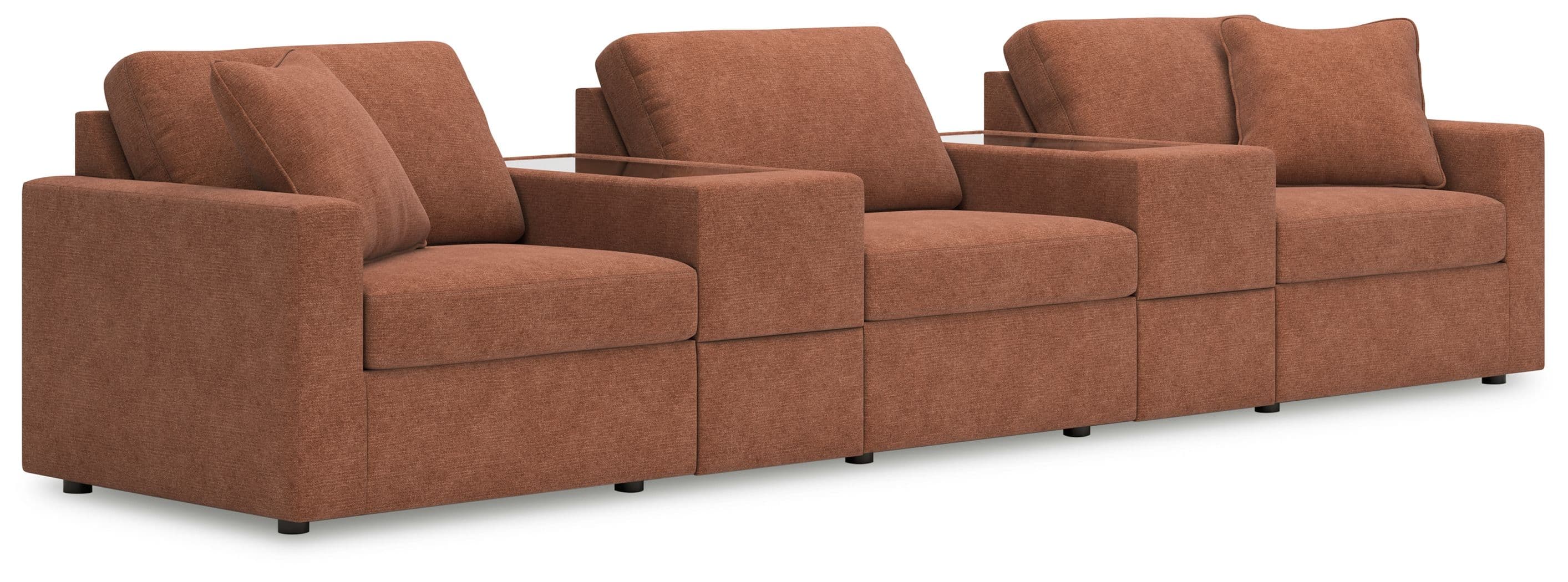 5-Piece Sectional With Storage Consoles