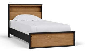 Twin Bookcase Complete Bed Frame
