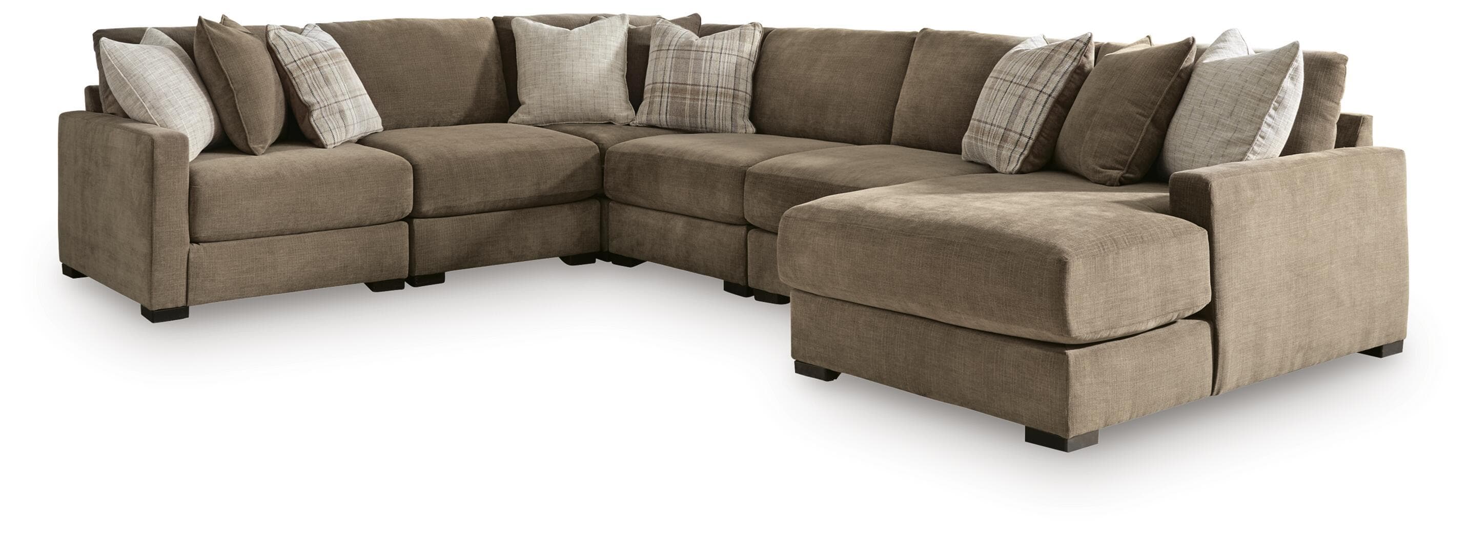 6-Piece Sectional With RAF Corner Chaise