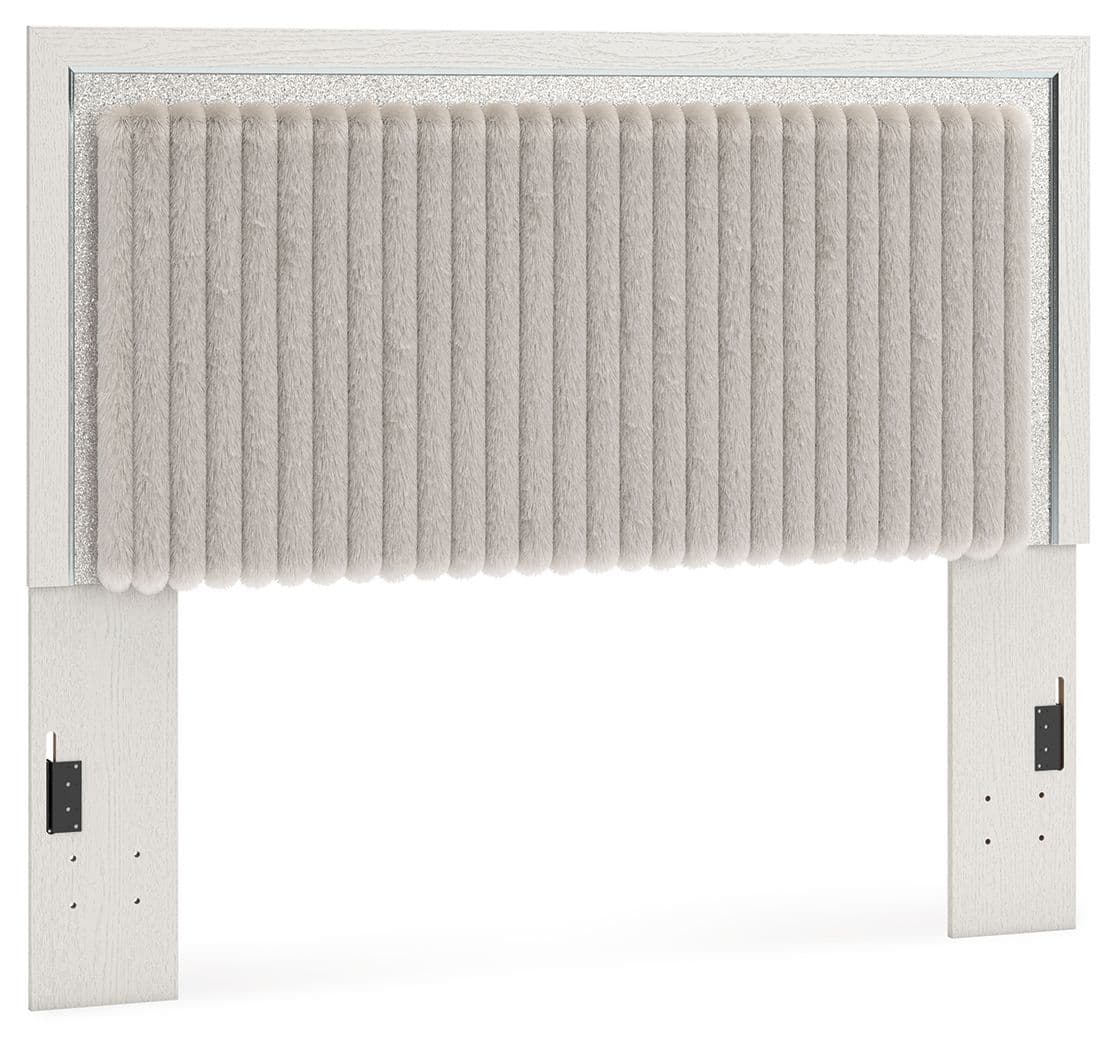 Zuraleus - Queen Upholstered Panel Headboard - White