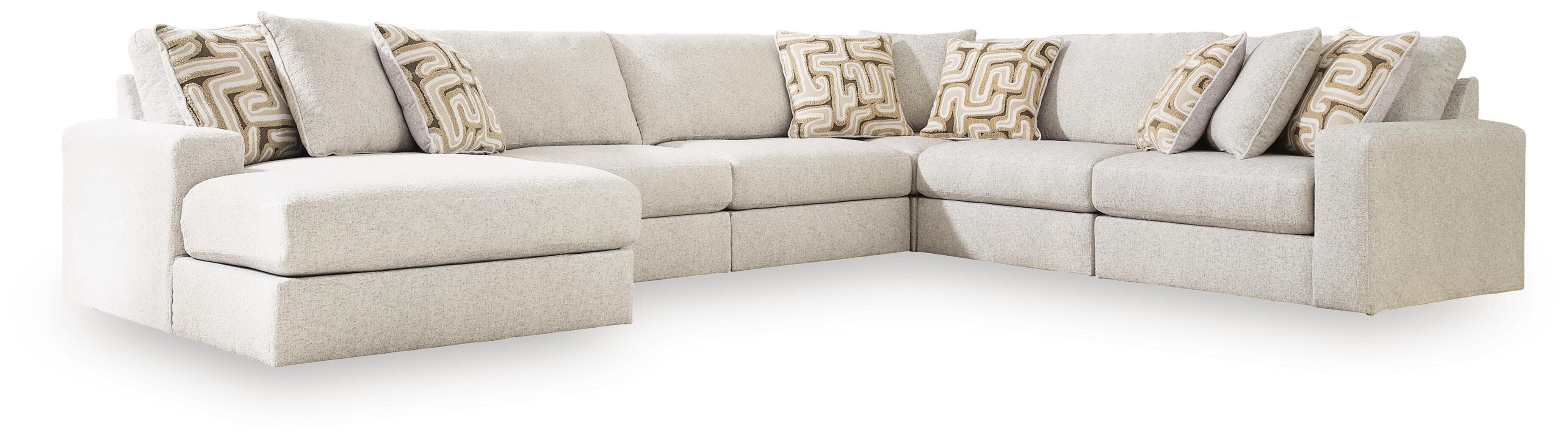 6-Piece Sectional With LAF Corner Chaise
