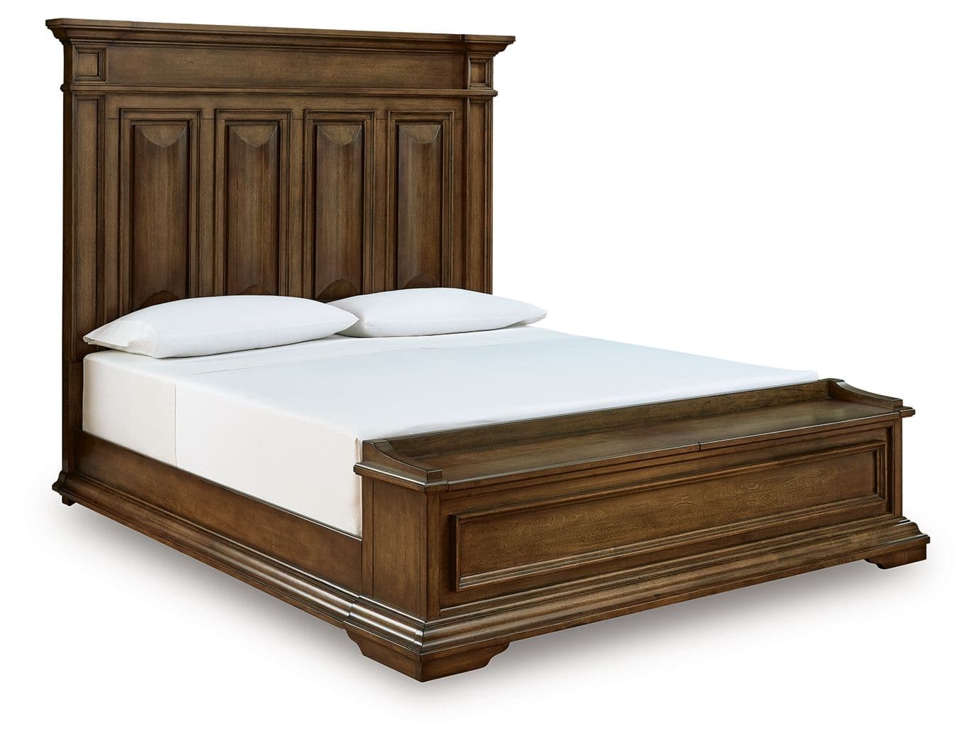 King Panel Storage Bed