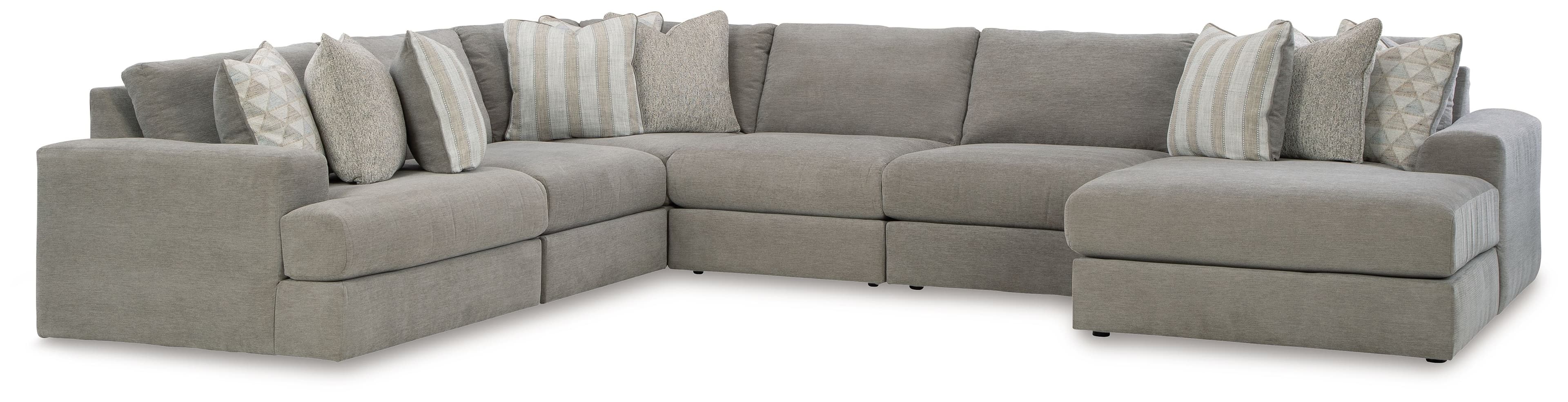 6-Piece Sectional With Raf Corner Chaise