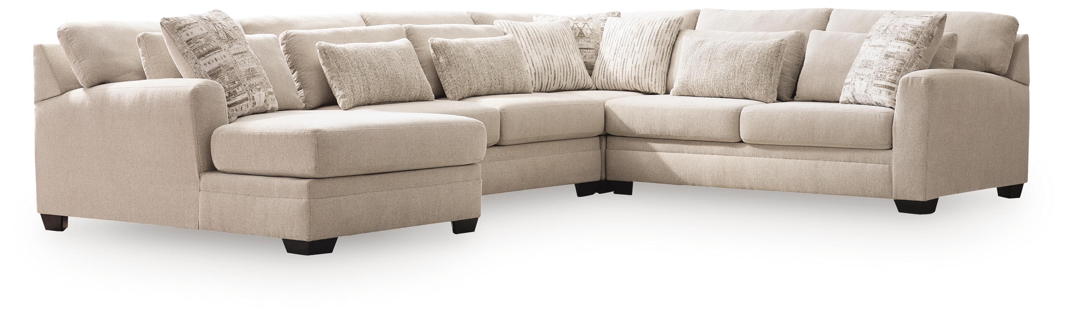 4-Piece Sectional With LAF Corner Chaise