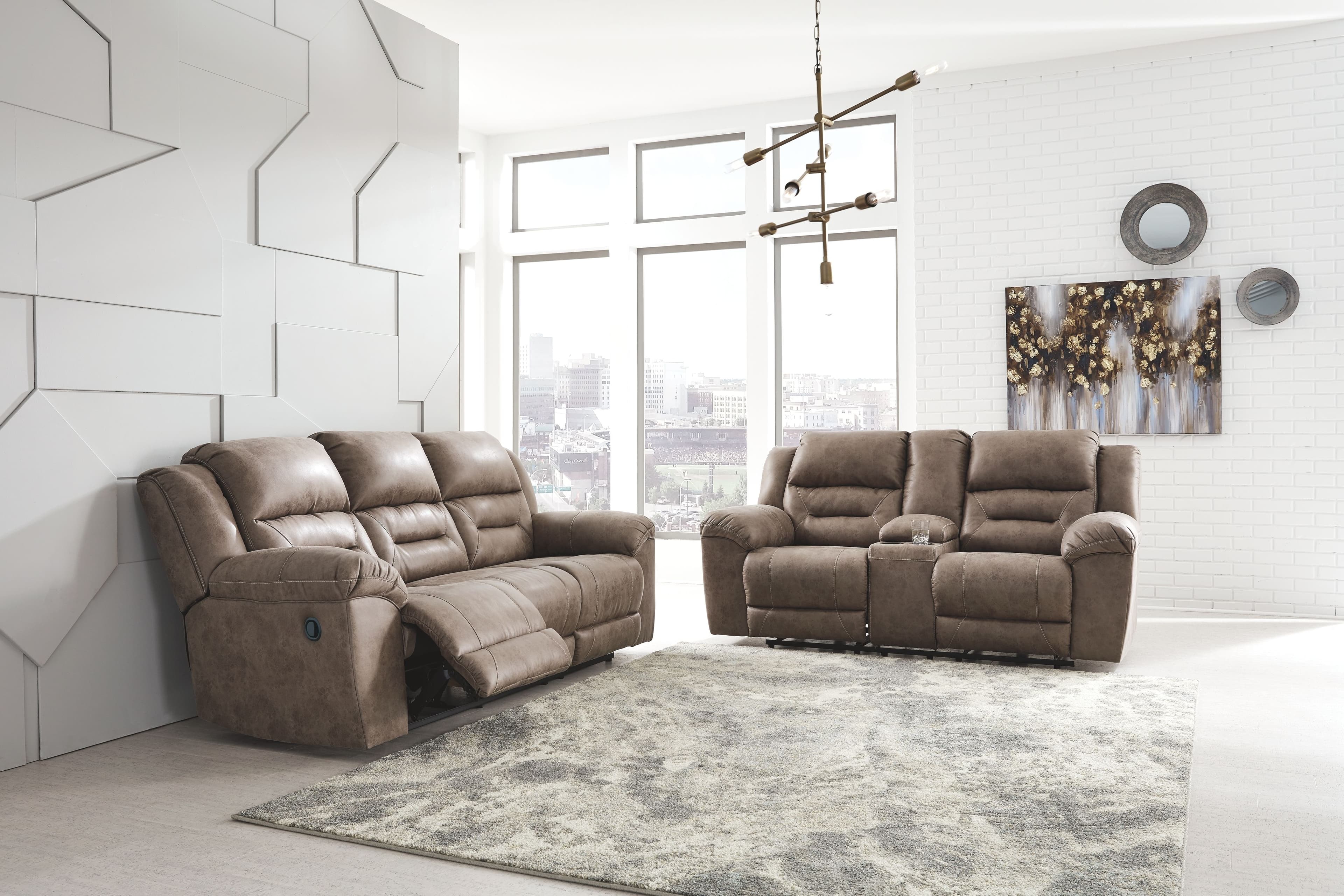 2 Pc. · Reclining Sofa, Loveseat · Fossil