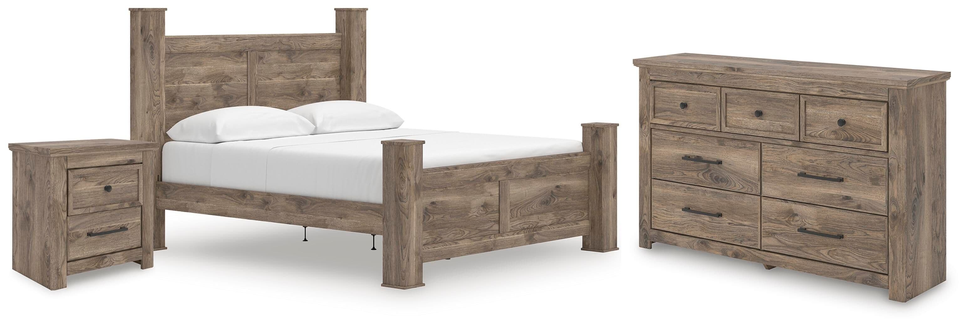 3 Pc. · King Poster Bed, Dresser And Nightstand