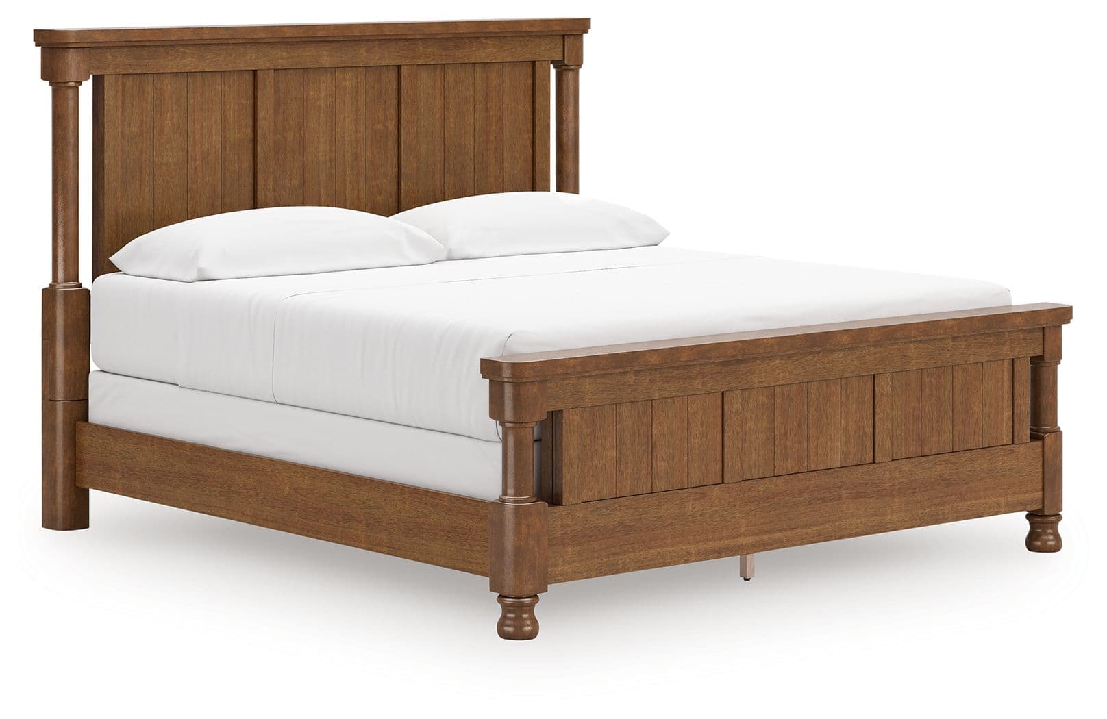California King Poster Bed · Brown
