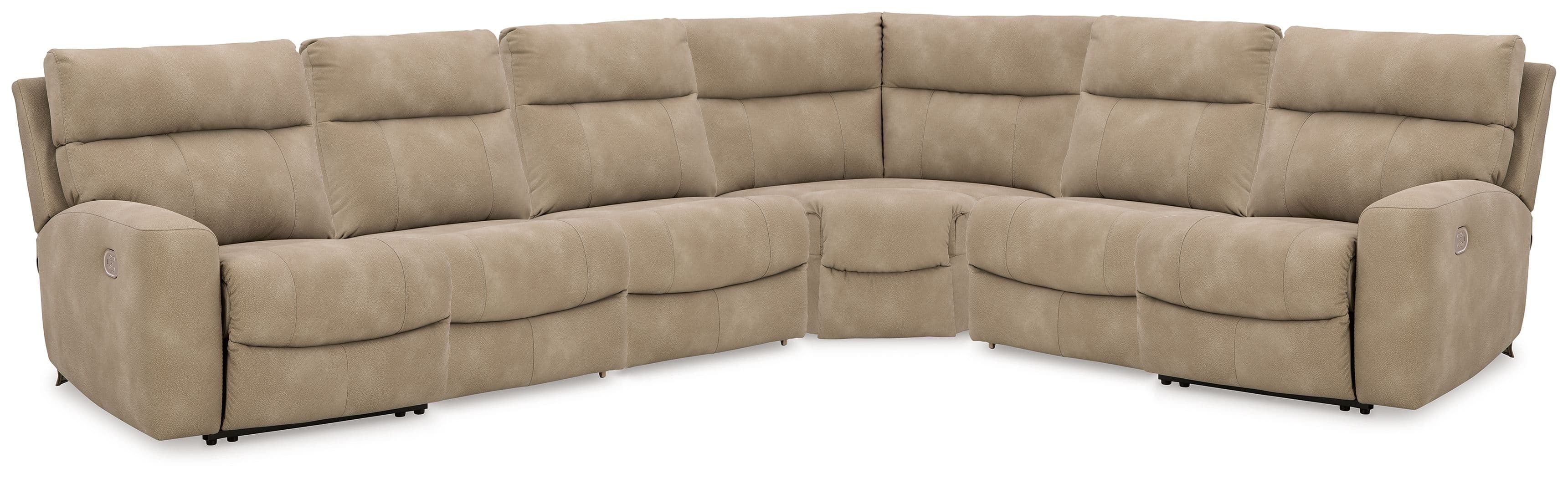 6-Piece Power Reclining Sectional · Sand