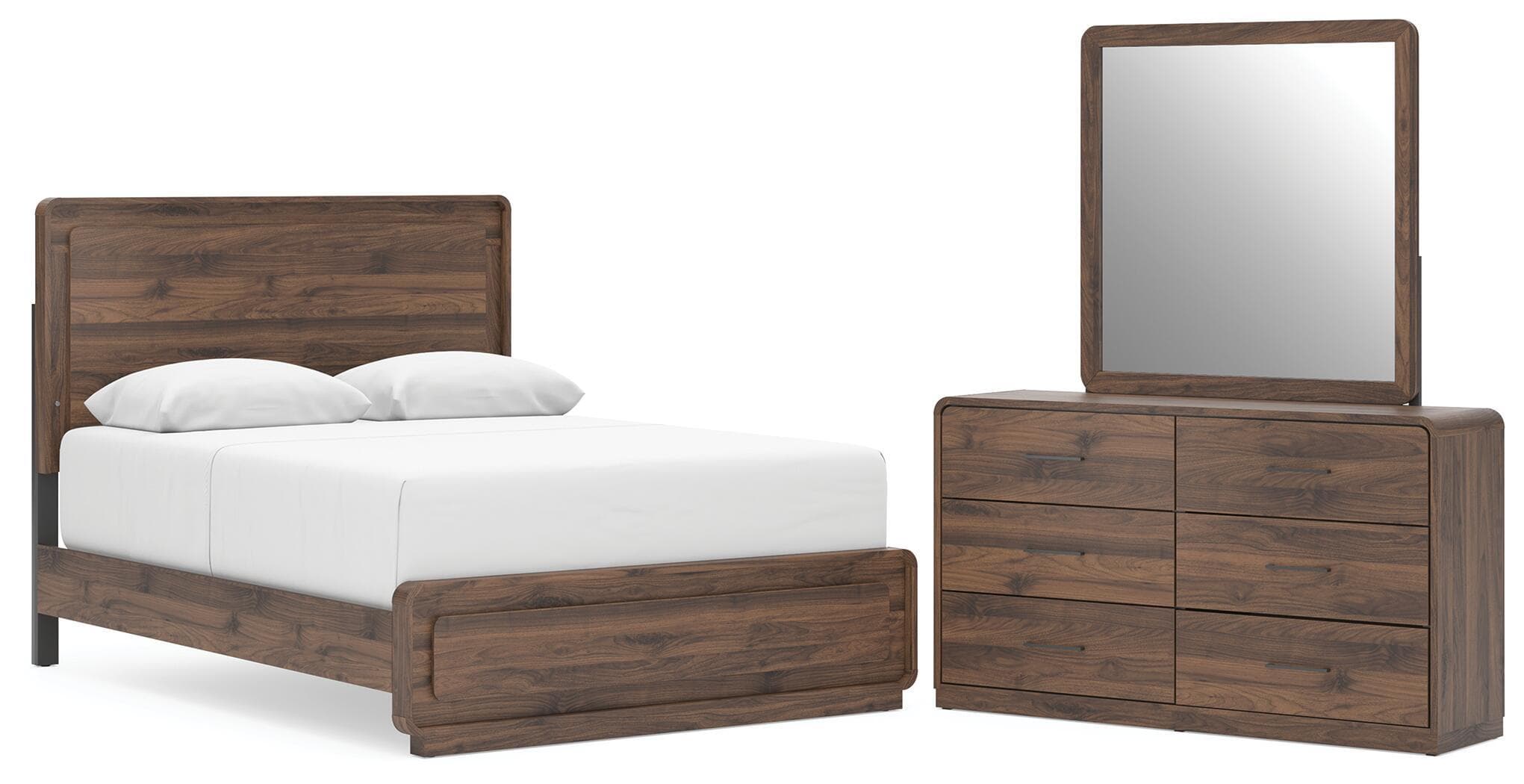 3 Pc. · Queen Panel Bed, Dresser And Mirror