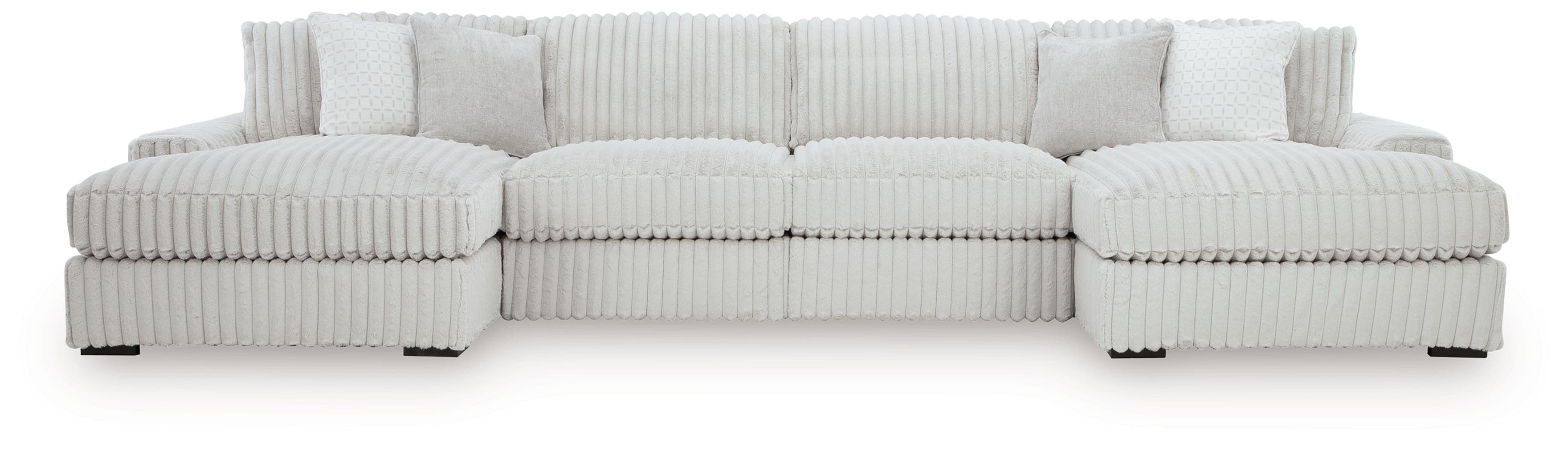 4-Piece Sectional With Double Chaise