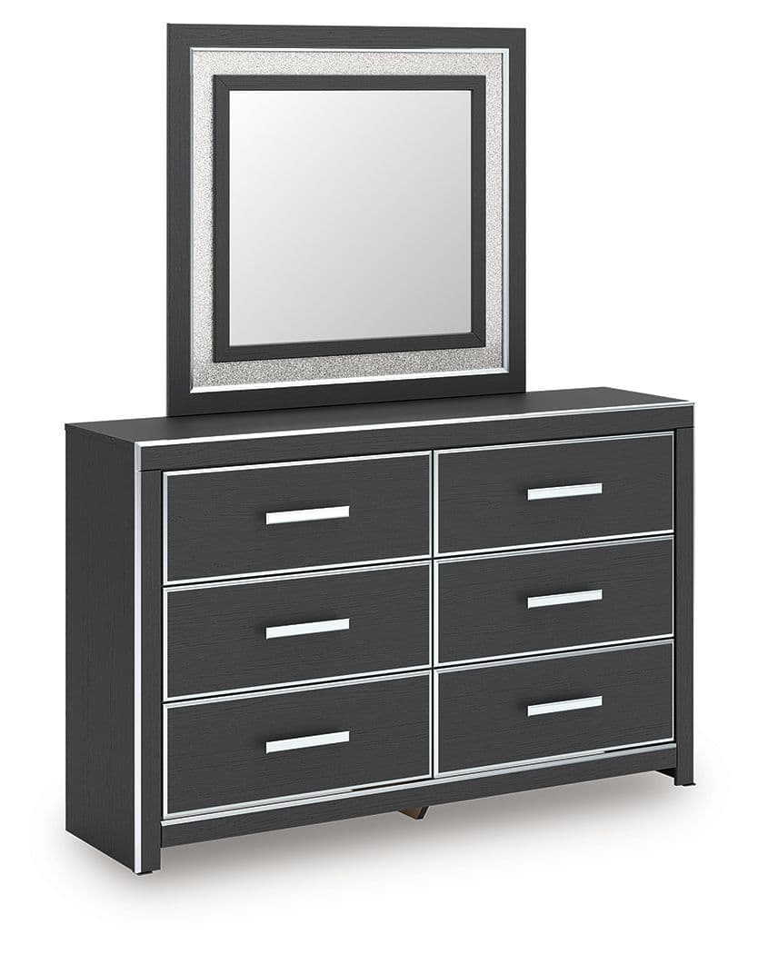 Dresser And Mirror · Black