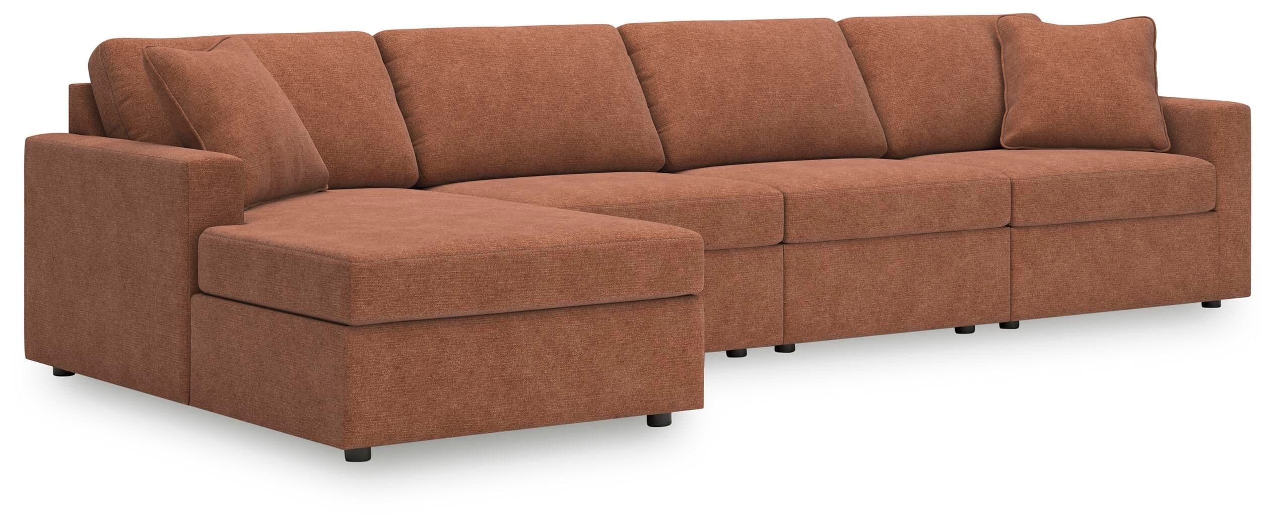 4-Piece Sectional With Laf Corner Chaise