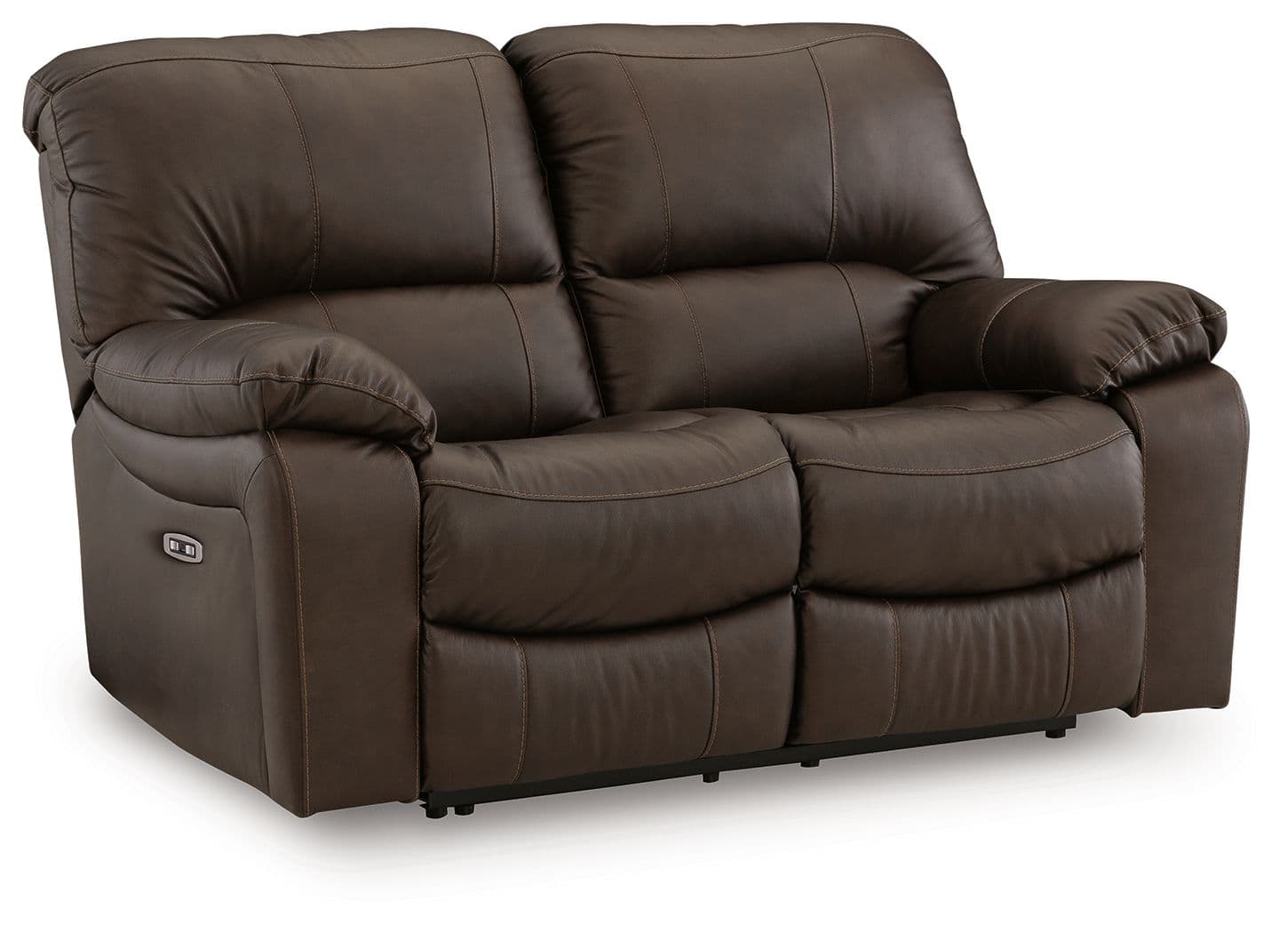 Reclining Power Loveseat · Dark Brown