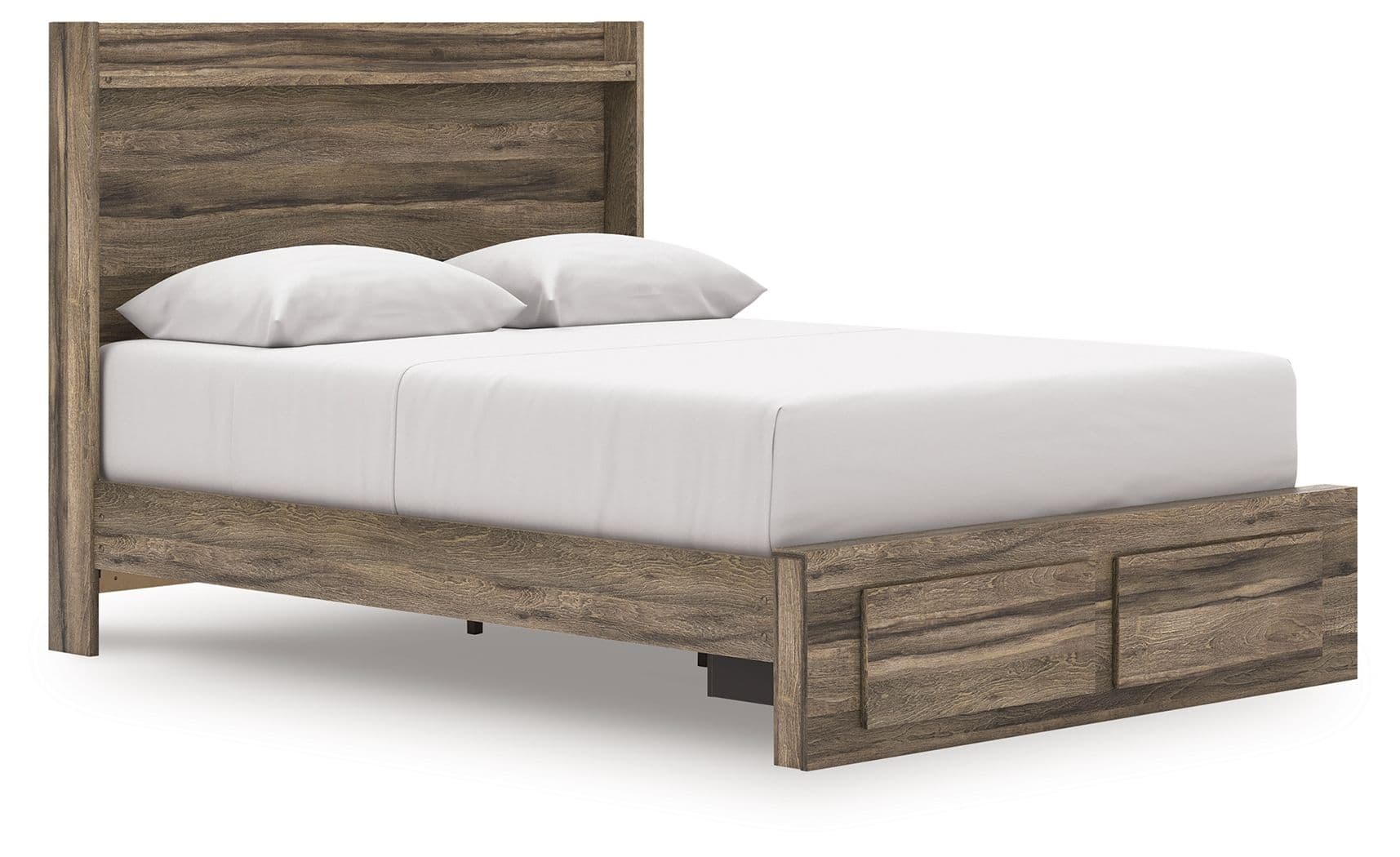 Queen Panel Storage Bed